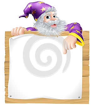 Wizard Character Sign