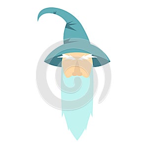 Wizard icon, flat style