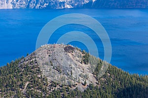 Wizard Island details at Crater Lake National Park