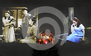 Wizard of OZ crystal ball exhibit