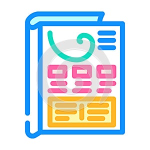 wizard of oz testing ux ui color icon vector illustration