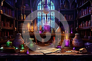 wizards workshop step into a wizards workshop filled with bubbli