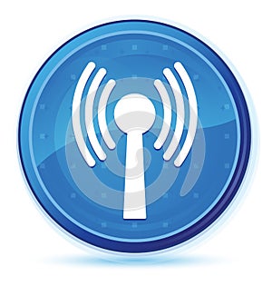 Wlan network icon midnight blue prime round button