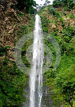 Wli Waterfall in Agumatsa Park in Ghana photo