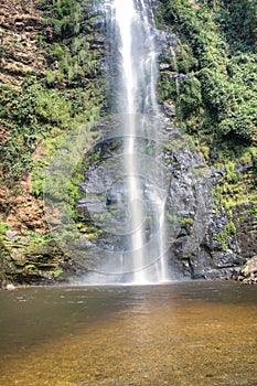 Wli waterfall in the Volta Region in Ghana photo