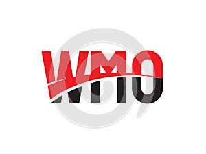 WMO Letter Initial Logo Design Vector Illustration