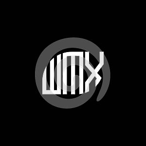 WMX letter logo design on black background. WMX creative initials letter logo concept. WMX letter design.WMX letter logo design on