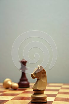 Wodden chess figures
