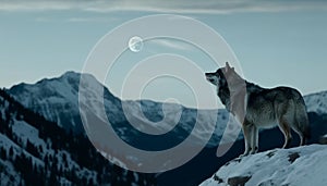 wolf howling at the mountains wolf howling at the moon wolf howling at the moon