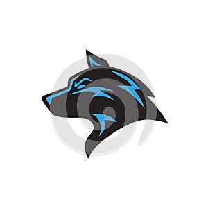 Wolf Logo Template Vector