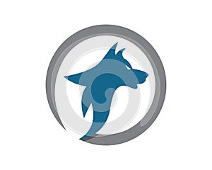Wolf Logo Template vector icon