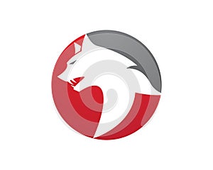Wolf Logo Template vector icon