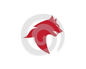 Wolf Logo Template vector icon