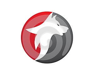 Wolf Logo Template vector icon