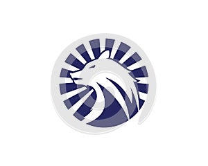 Wolf Logo Template vector