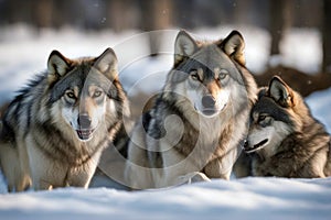 Wolf Play Pack Grey camouflage crafty interaction wild threatened species dominance animal canada wildlife conservation hunter