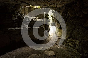 Wolf`s Lair, Adolf Hitler`s Bunker, Poland. First Eastern Front military headquarters, World War II. Complex blown up, abandoned