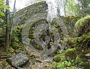 Wolf`s Lair, Adolf Hitler`s Bunker, Poland. First Eastern Front military headquarters, World War II. Complex blown up, abandoned