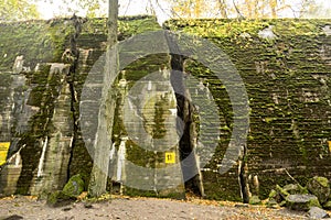 Wolf`s Lair, Adolf Hitler`s Bunker, Poland. First Eastern Front military headquarters, World War II. Complex blown up, abandoned