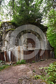 Wolf`s Lair-Bunker Museum in Poland.