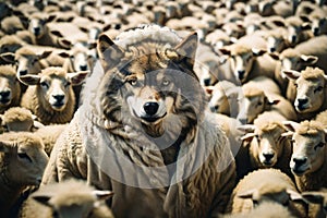 A wolf among sheep in sheep's clothing.