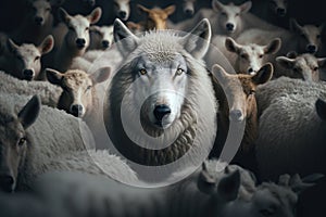 Wolf between sheeps, Generative AI