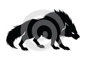 Wolf Silhouette Vector