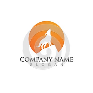 Wolf vector illustration design