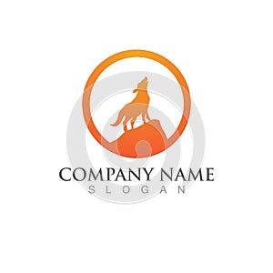 Wolf vector illustration design