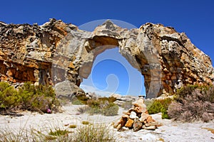 Wolfberg Arch on hot day