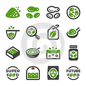 wolffia globosa icon set