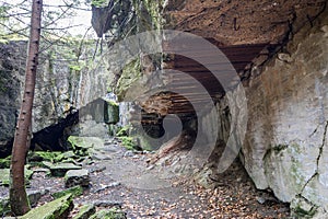 Wolfschanze, Wolf`s Lair, Wolf`s Fort - Adolf Hitler`s command headquarters on the Eastern Front during world war II.