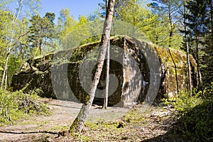 Wolfschanze, Wolf`s Lair, Wolf`s Fort - Adolf Hitler`s command headquarters on the Eastern Front during world war II.