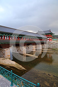 Woljeonggyo bridge in Gyeongju, South Korea photo