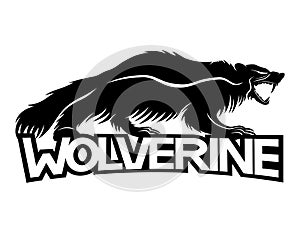 Wolverine animal sign.