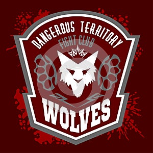 Wolves - military label, badges and design