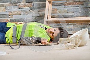 Woman in accident at workplace