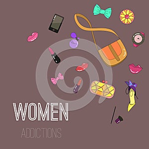 Woman addictions