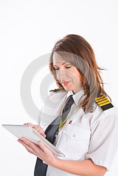 Woman airline pilot