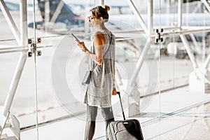 Woman at the airport