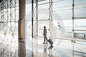 Woman at the airport