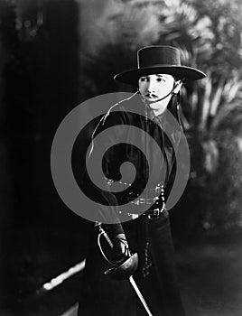Woman as Zorro photo