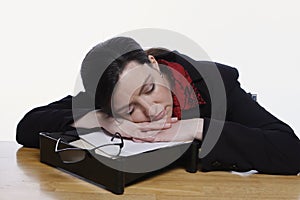 Woman Asleep on Inbox