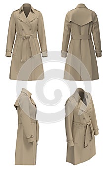 Woman autumn coat