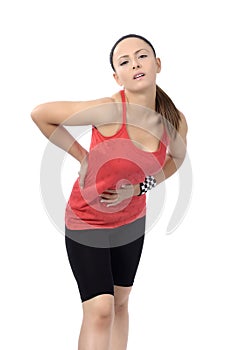 Woman Back Pain