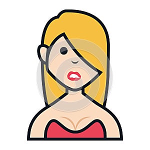 woman bad glamour boobs cleavage avatar people character