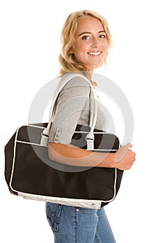 Woman with bag