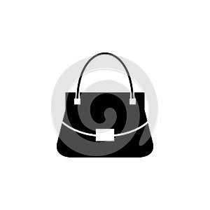 Woman bag vector icon