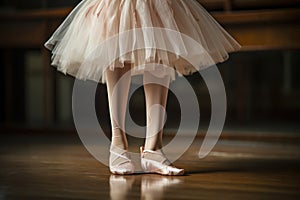 Woman ballet arts elegance dance performing ballerina feet dancer leg young female classical pointe