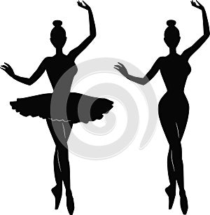 Woman Ballet Dancer silhouette